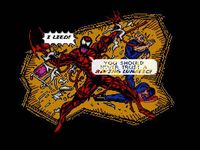 une photo d'Ã©cran de Spider-Man and Venom - Maximum Carnage sur Nintendo Super Nes